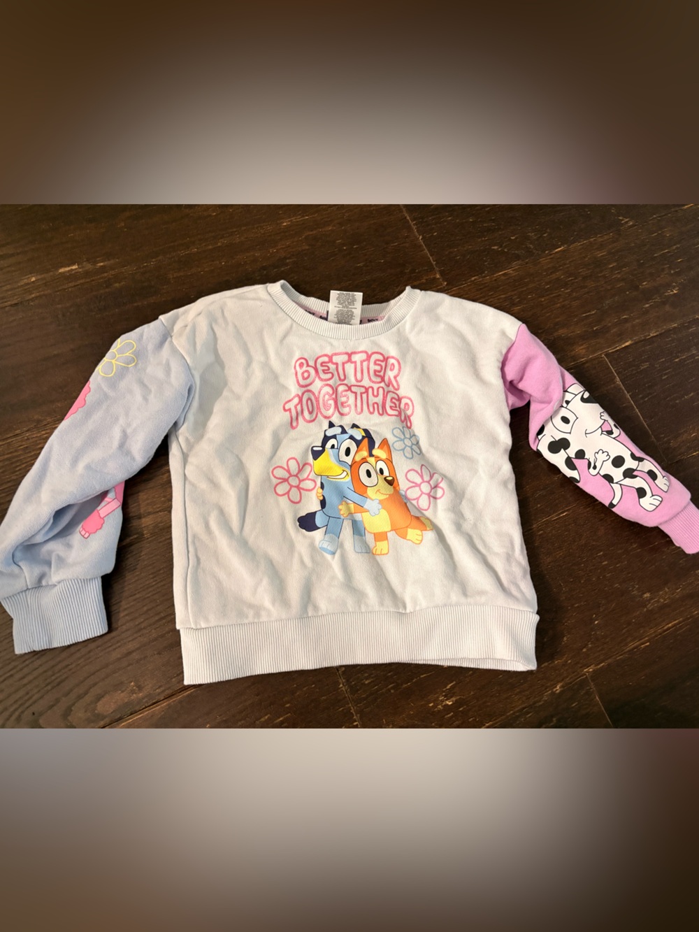 White 'Better Together' Cartoon Pullover Top